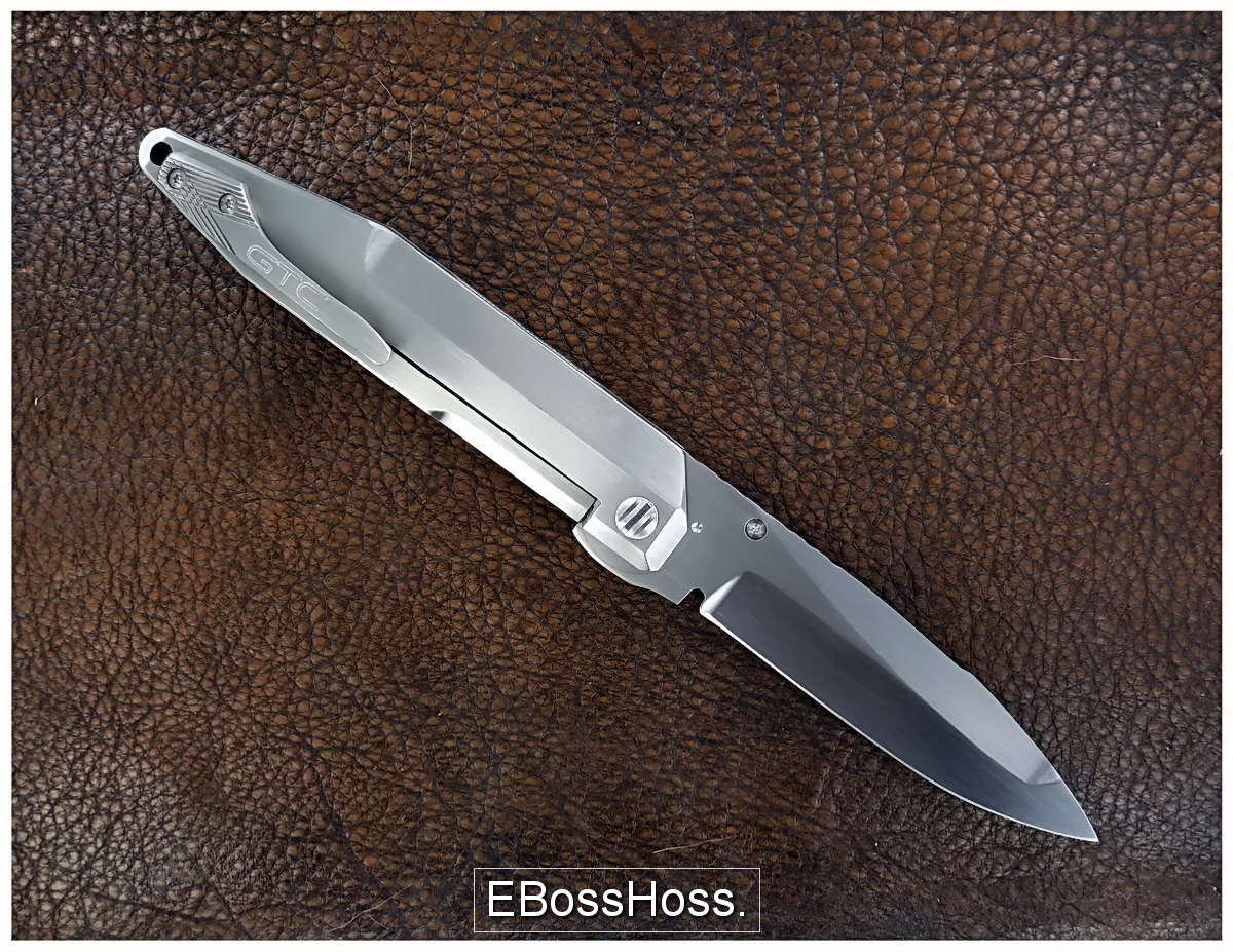 Gustavo Cecchini (GTC Knives) Titanium Prisma Flipper EBossHoss Knives